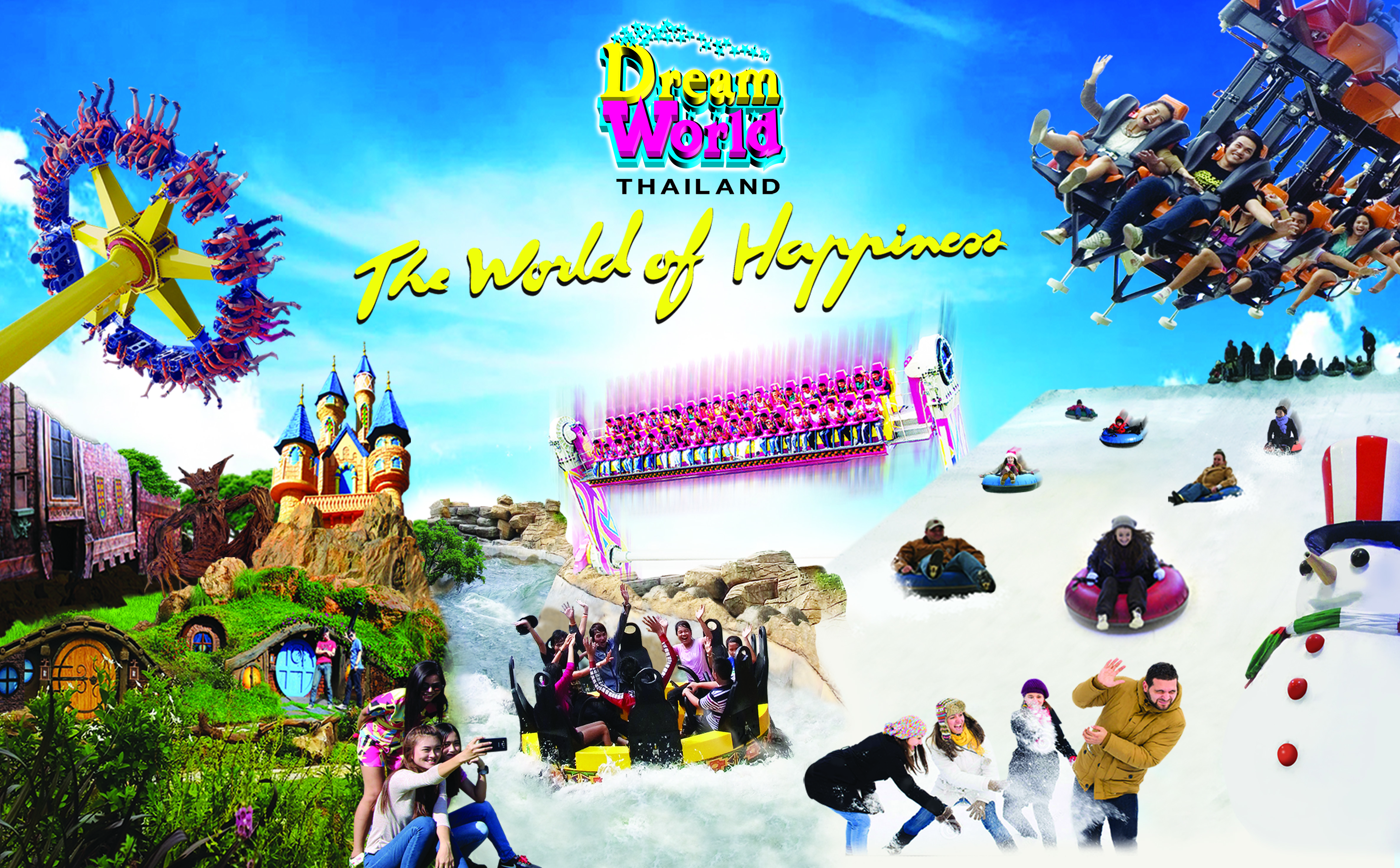 The world of happiness - Dream World and Snow Town, Bangkok!